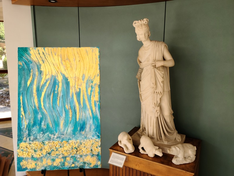 mazzifineart マッジーフランチェスコ ulisse mito ギリシャ神話 mazzifrancesco cascatadiluce 光の滝 oro gold
