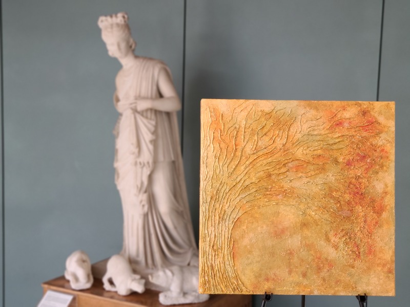 circe mazzifineart マッジーフランチェスコ ulisse mito ギリシャ神話 mazzifrancesco cascatadiluce 光の滝 oro gold alberodelsole 太陽の木